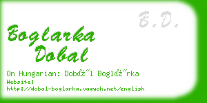 boglarka dobal business card